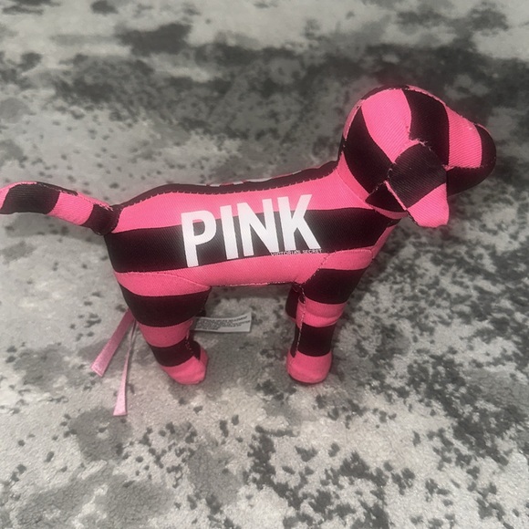 Pink Victoria secret pink and black stripped dog - Picture 2 of 4